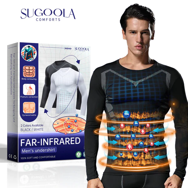 Sugoola Far-Infrared Tourmaline Magnetic Mens Undershirt