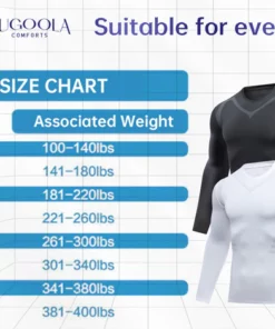 Sugoola Far-Infrared Tourmaline Magnetic Mens Undershirt