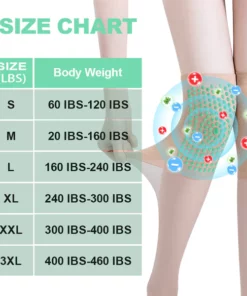 GFOUK IONSDETOX Tourmaline Acupressure Self-heating Silk Stocks