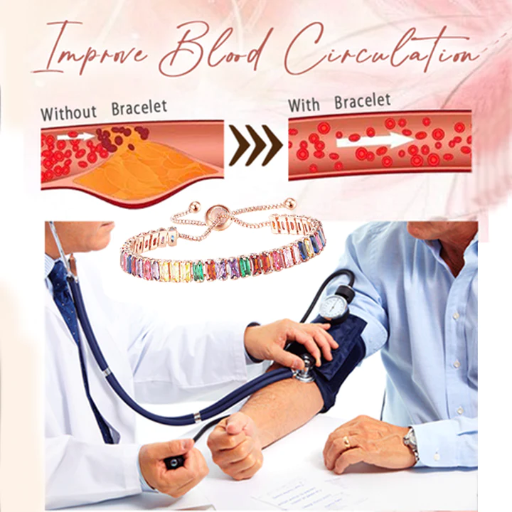 CrystalPower Lymph Drainage Magnetic Tourmaline Bracelet