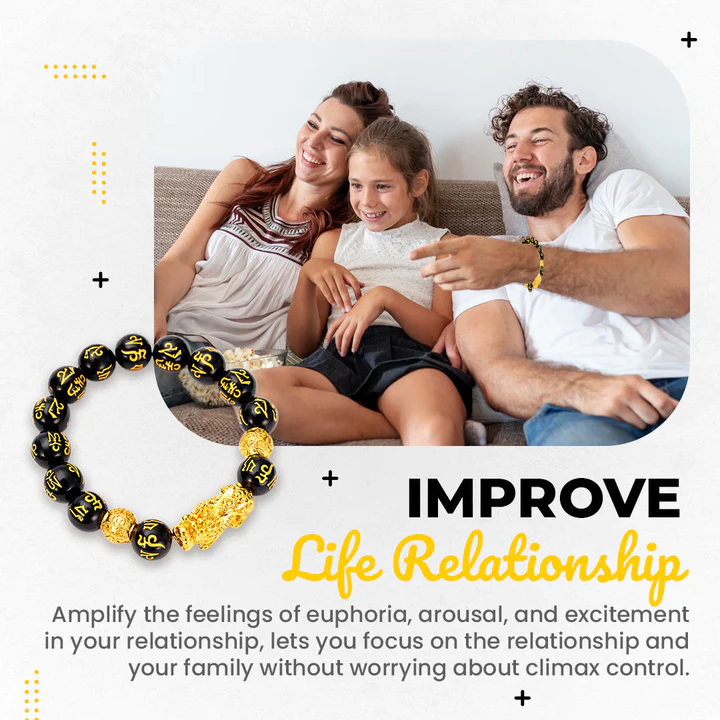 ZenAura Feng Shui Pi Xiu Obsidian Bracelet