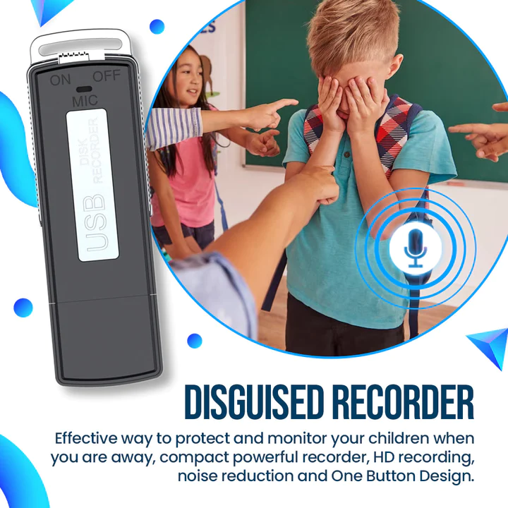 BullySpy USB Disguised Voice Recorder