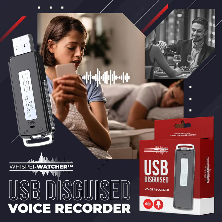 WhisperWatcher USB Disguised Voice Recorder