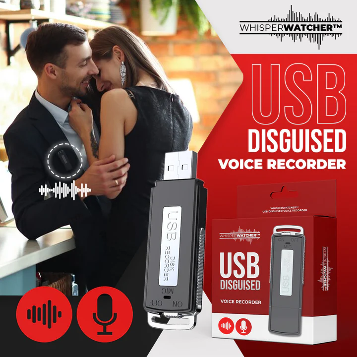 WhisperWatcher USB Disguised Voice Recorder