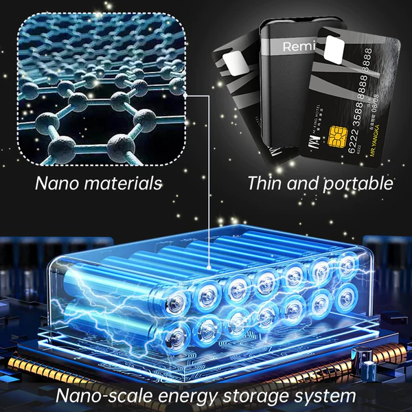 Remifa Slim Light energy Adapter Storage Charging Power Bank