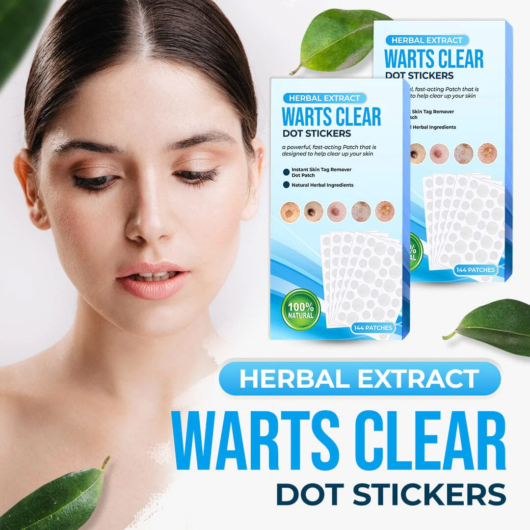 Herbal Extract Clear Dot Stickers