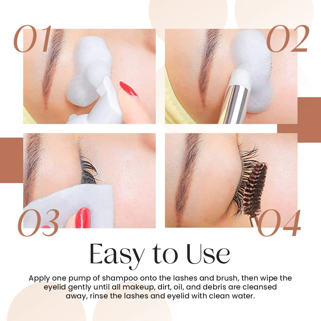 WinkWash Herbal Lash Foam Shampoo