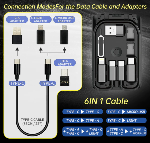 Remifa Slim Light energy Adapter Storage Charging Power Bank