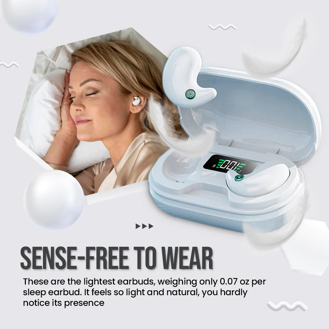 RestQuiet Noise-Cancelling Sleep Earbuds