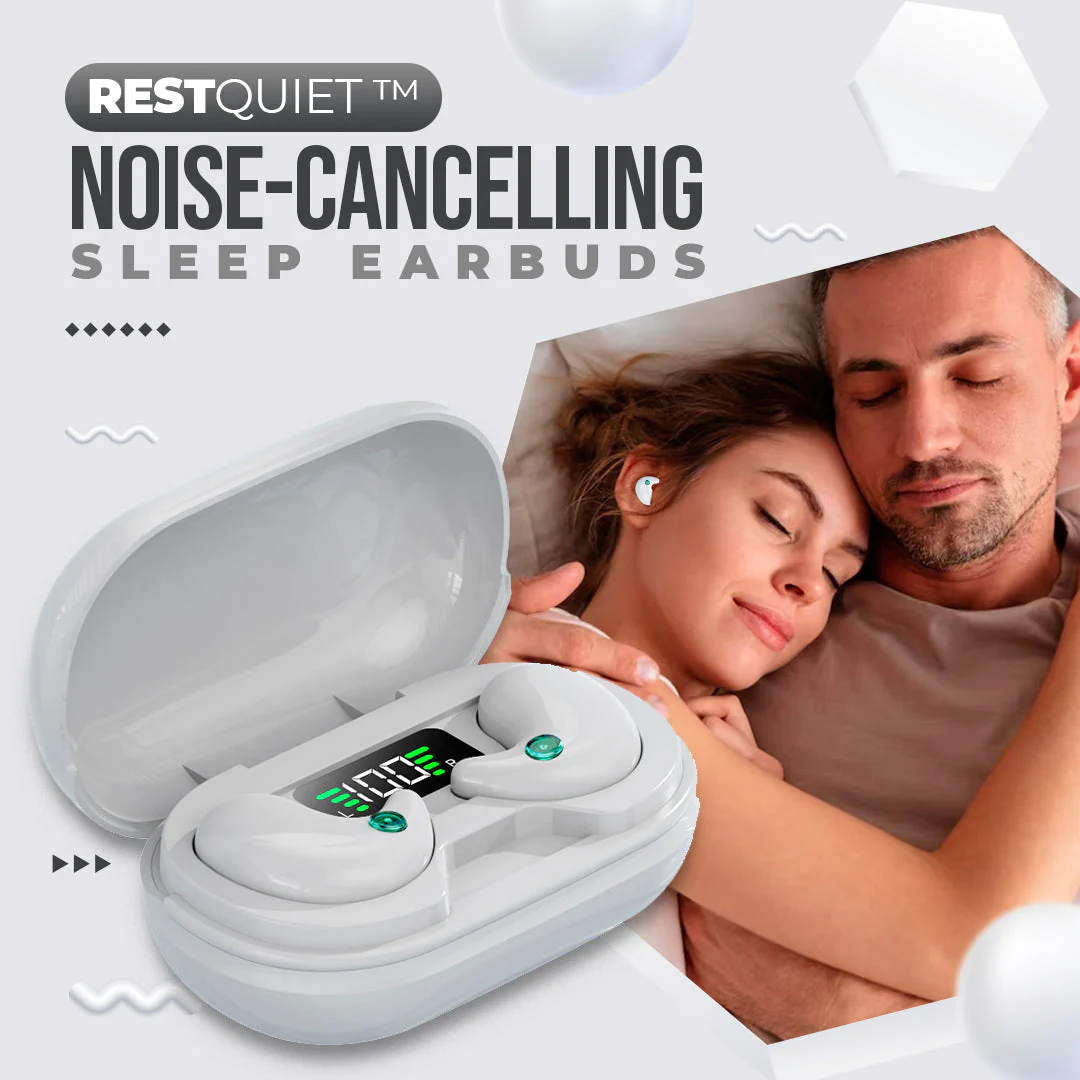 RestQuiet Noise-Cancelling Sleep Earbuds
