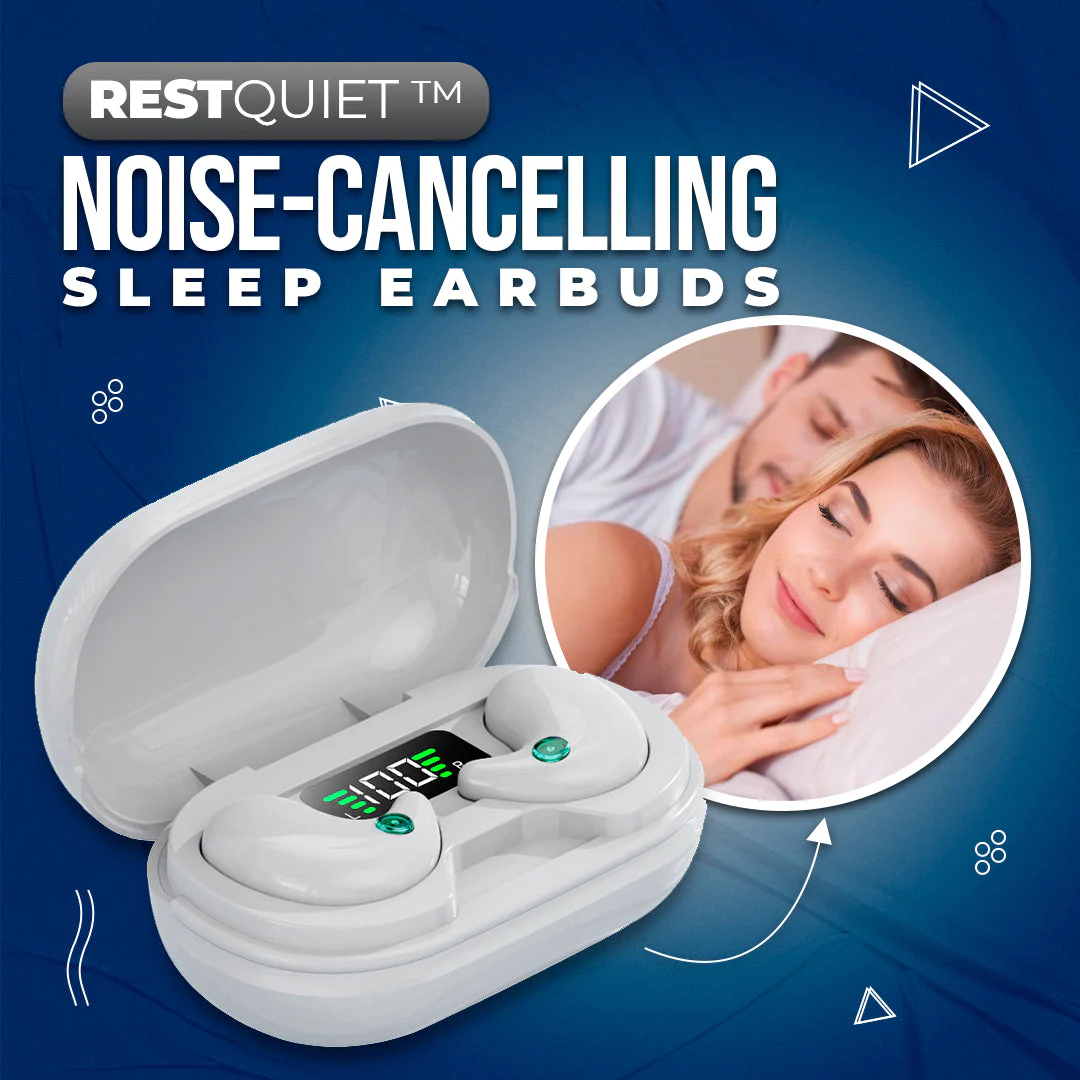 RestQuiet Noise-Cancelling Sleep Earbuds