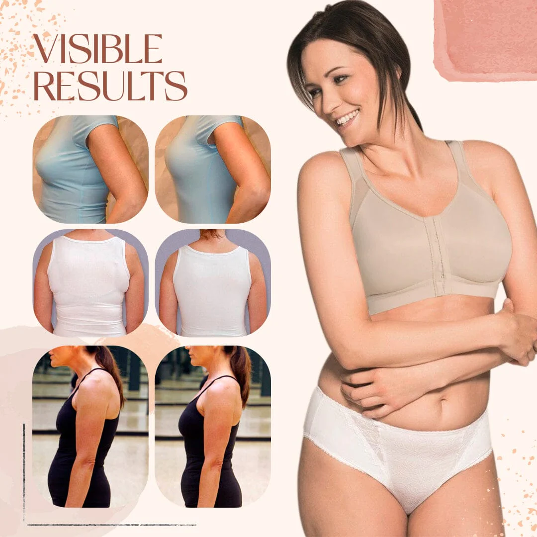 BlossomCurve Front Buckle Up Corrector Bra