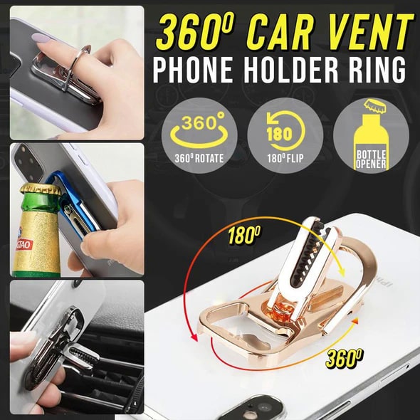 360ş Car Vent Phone Holder Ring