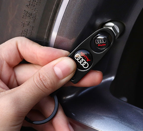 (4PCS)Universal Steel Car Tire Anti-Theft Valve Stem Air Caps Cover