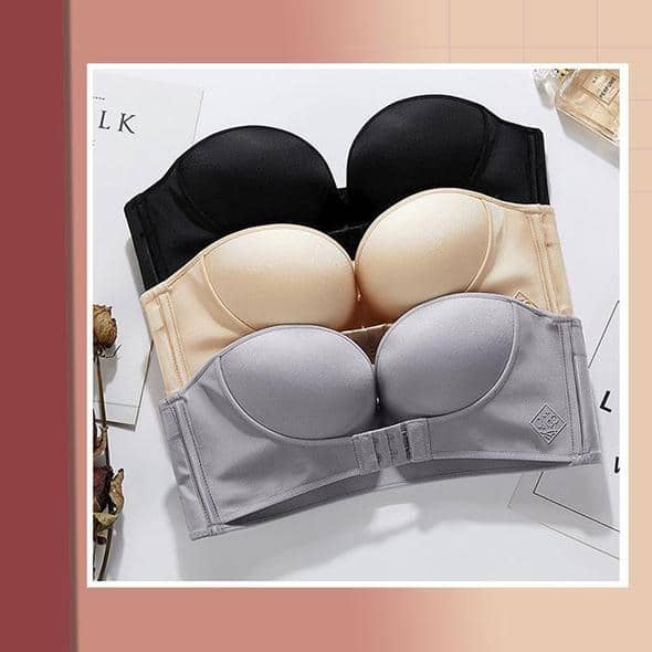 StayUp Strapless Front Buckle Lift Bra