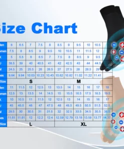 Fivfivgo Tourmaline Ionic Body Shaping Stretch Socks