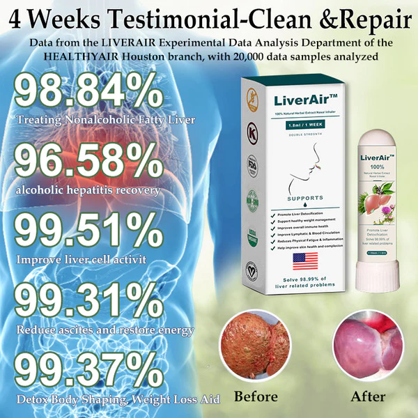 LiverAirŽ Nasal Inhaler(Liver Support & Detox ­Clinical Liver Support)