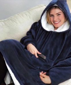 Winter Oversized Warming Blanket Hoodie
