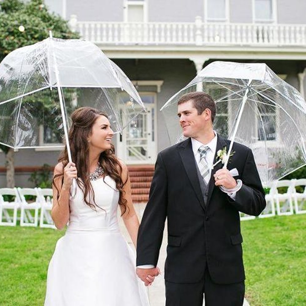 8-Rib Transparent Bubble Umbrella