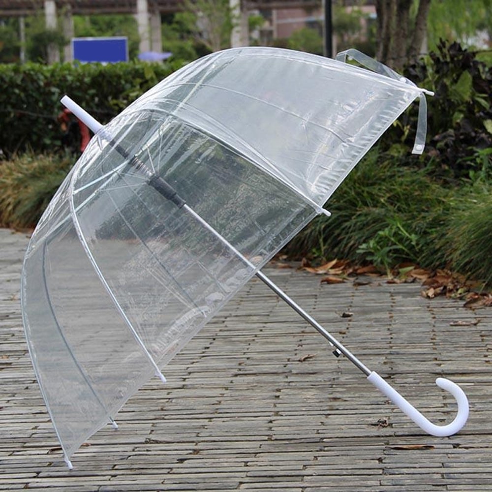 8-Rib Transparent Bubble Umbrella