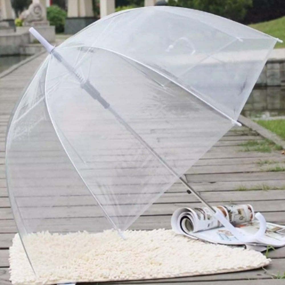 8-Rib Transparent Bubble Umbrella