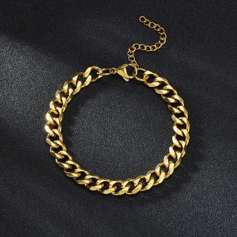 Cuban Link Chain Bracelet For Men