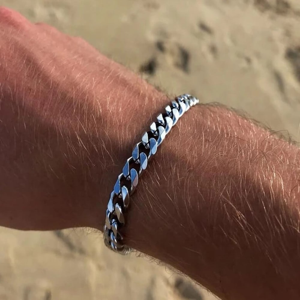 Cuban Link Chain Bracelet For Men