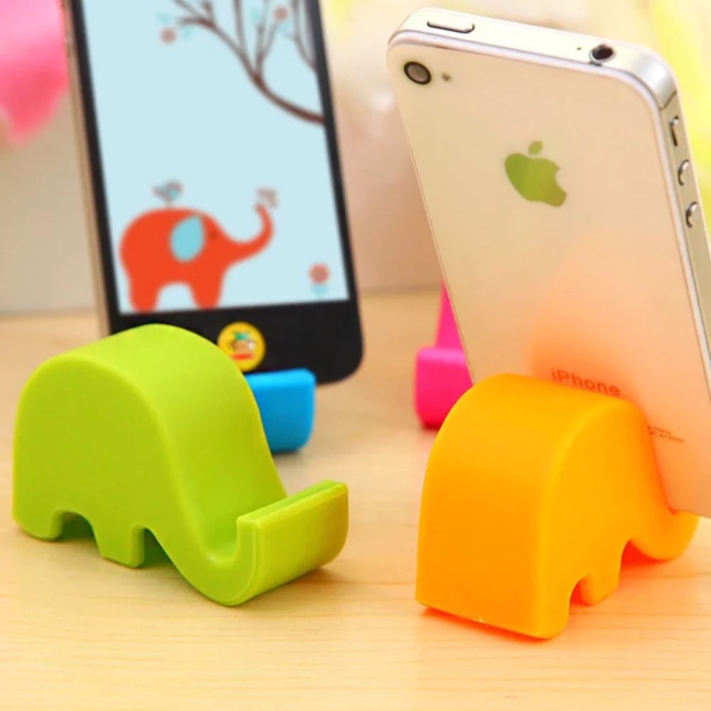 Plastic Elephant Phone Holder