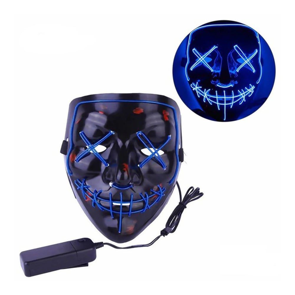 Spooky Light Up Anonymous Mask