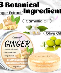 Ceoerty RevitaGinger Hair Boost Shampoo Bar