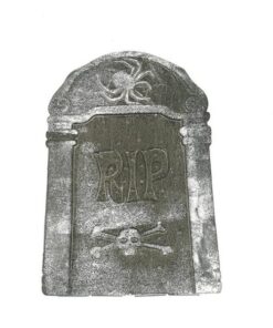 Foam Skeleton Halloween Tombstone
