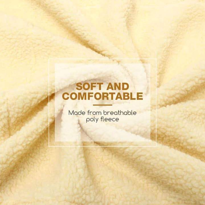 Poly Fleece One-Piece Comfortable Recliner Chair Cover with Pockets