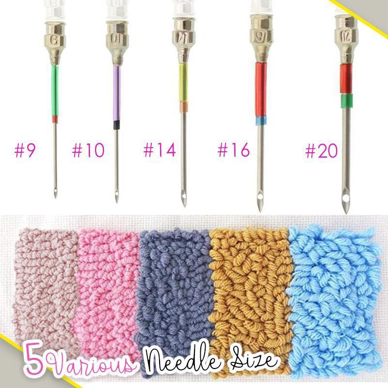 Simple Embroidery Punching Needles (5pcs)