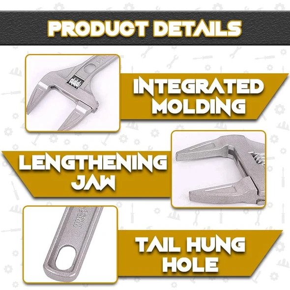 Super Wide Adjustable Wrench