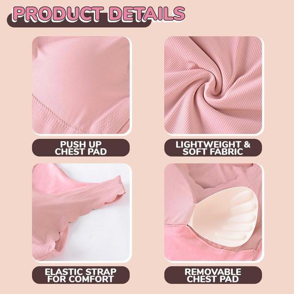 Velvet Thermal Lace Sleeveless Inner Wear