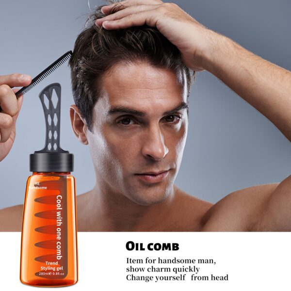 Men Hair Styling Gel With Comb