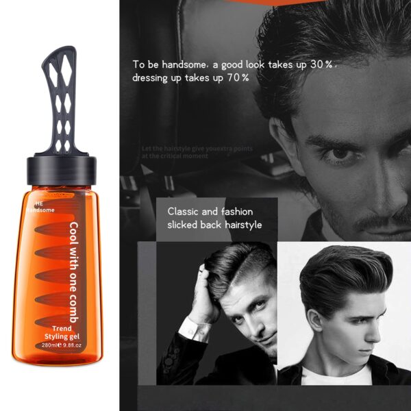 Men Hair Styling Gel With Comb