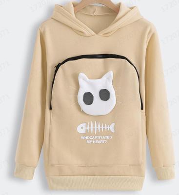 Cat Pouch Hoodie Sweatshirt