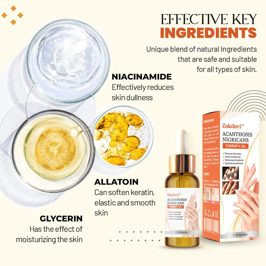 Zakdavi Acanthosis Nigricans Therapy Oil