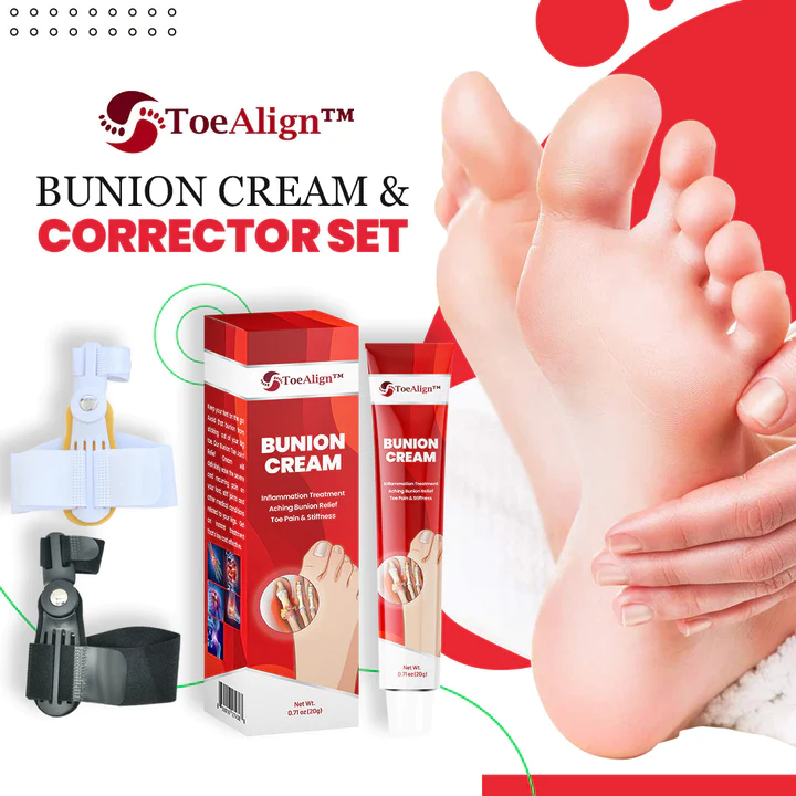 ToeAlign Bunion Cream & Corrector Set