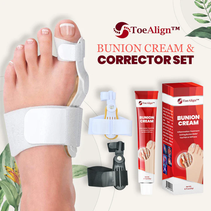 ToeAlign Bunion Cream & Corrector Set