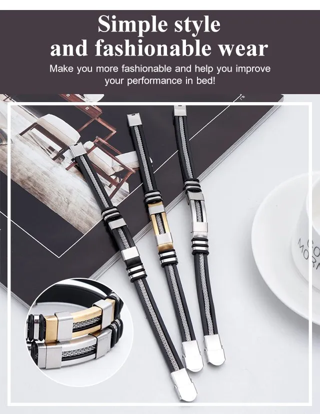 Oveallgo infrared magnetic therapy bracelet for men  Enhanced fat loss function