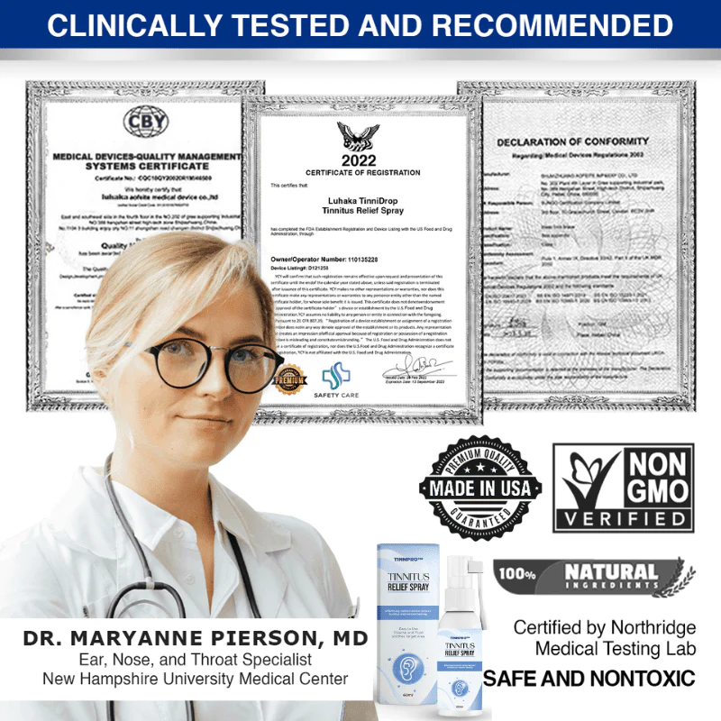 Dobshowď¸ Tinnitus Relief Spray