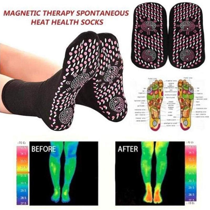Magnetic Massage Tourmaline Socks