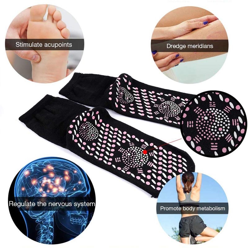 Magnetic Massage Tourmaline Socks