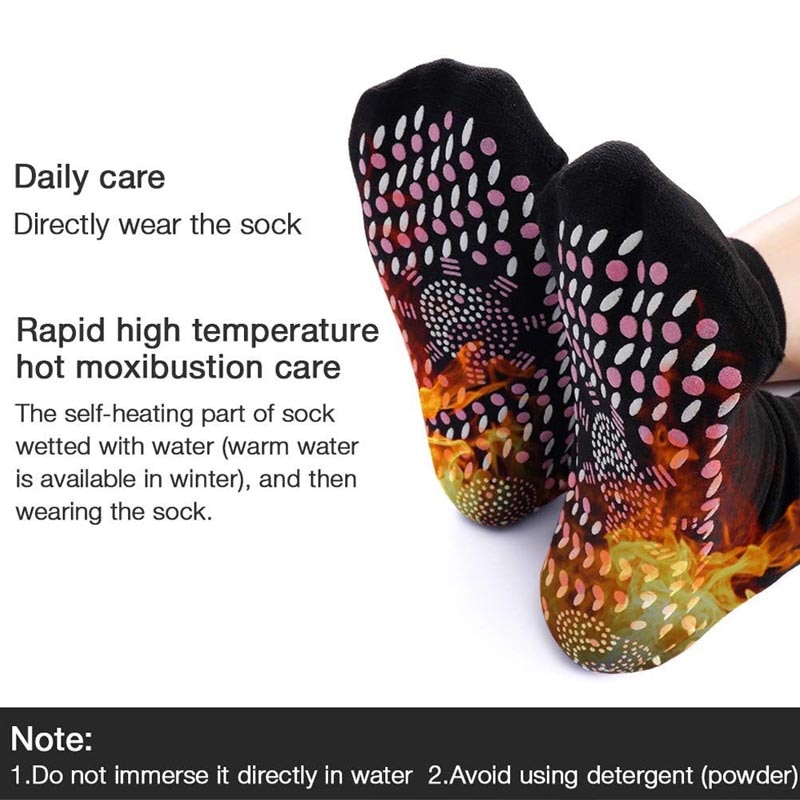 Magnetic Massage Tourmaline Socks