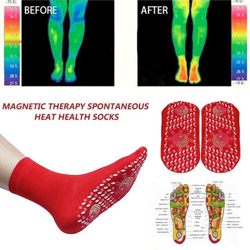 Magnetic Massage Tourmaline Socks
