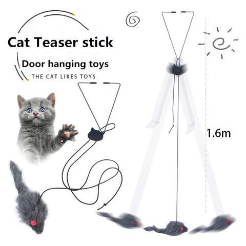 Hanging Door Bouncing Mouse Cat Toy