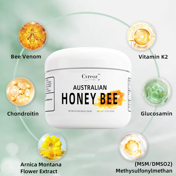 Cvreoz Australian Honey Bee Venom Pain and Bone Healing Cream