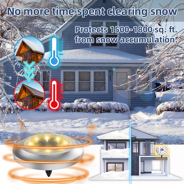 Edamon Solar-Powered Electromagnetic Resonance De-Icing Light